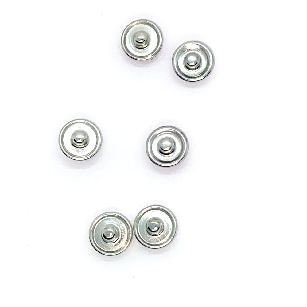 Snap-Button Charm Silver-Tone Bangle Bracelet - image 7